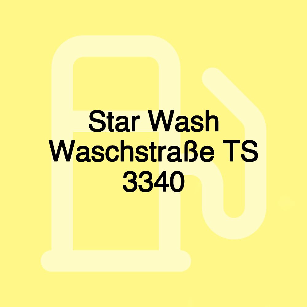 Star Wash Waschstraße TS 3340
