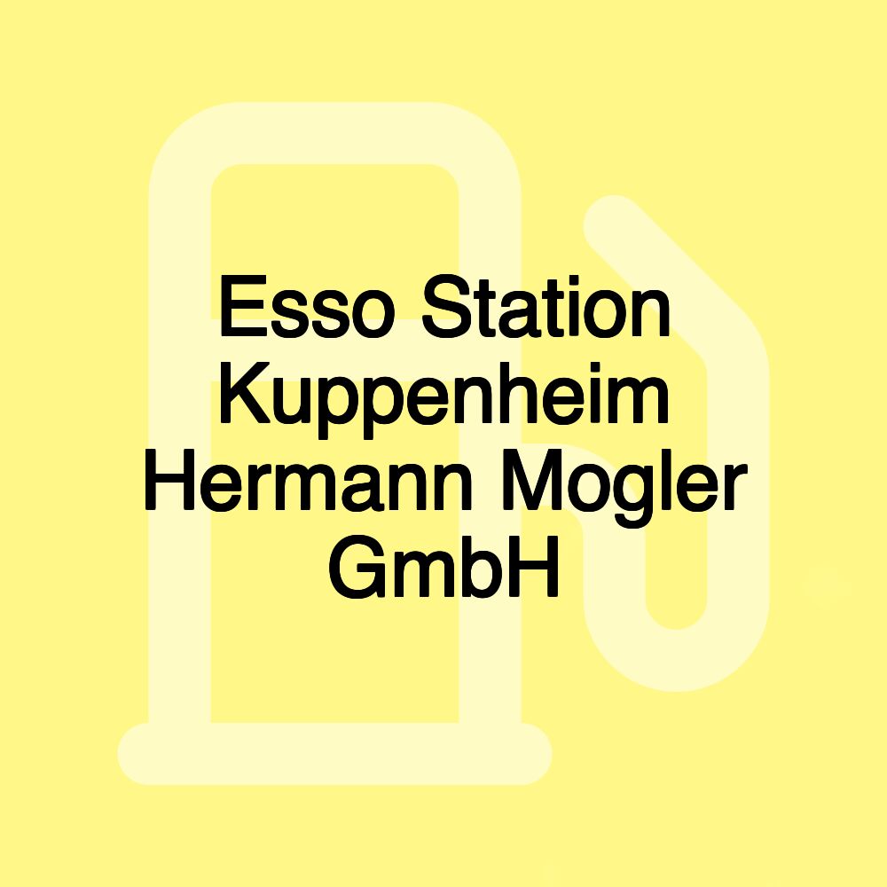 Esso Station Kuppenheim Hermann Mogler GmbH Esso Station Kuppenheim Hermann Mogler GmbH