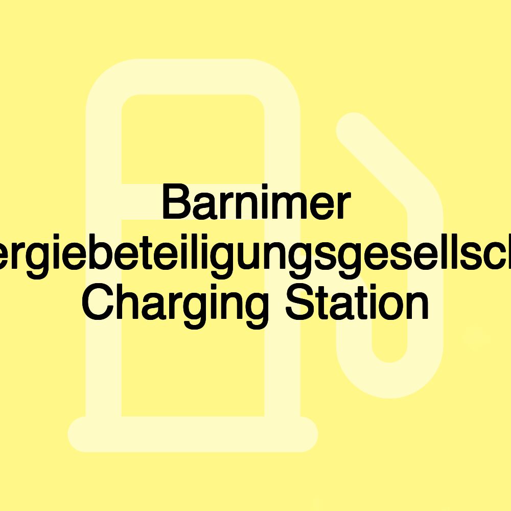 Barnimer Energiebeteiligungsgesellschaft Charging Station