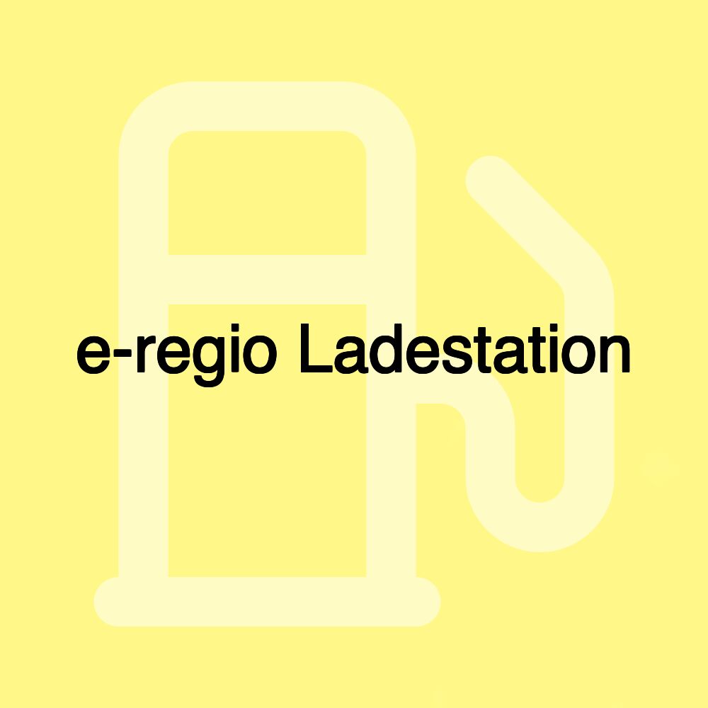e-regio Ladestation e-regio Ladestation