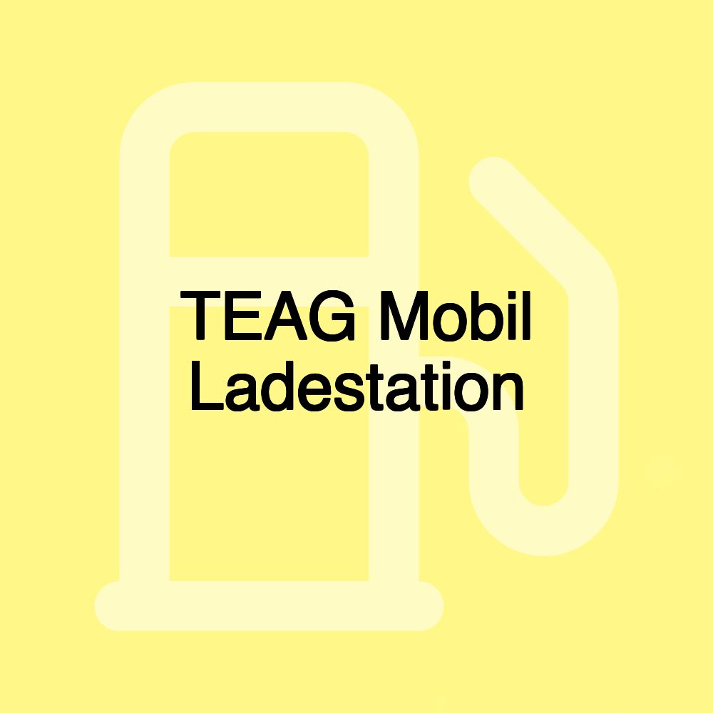 TEAG Mobil Ladestation TEAG Mobil Ladestation
