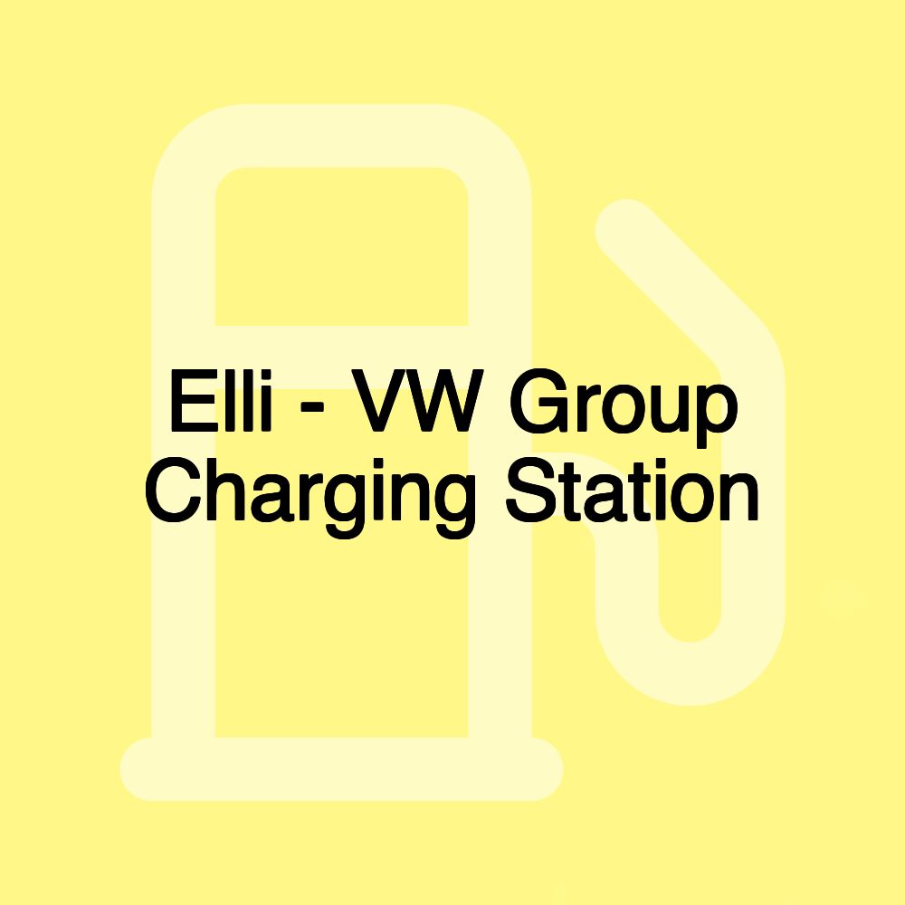 Elli - VW Group Charging Station Elli - VW Group Charging Station