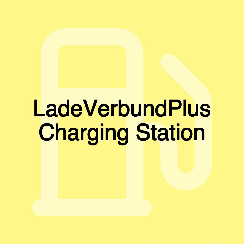 LadeVerbundPlus Charging Station LadeVerbundPlus Charging Station
