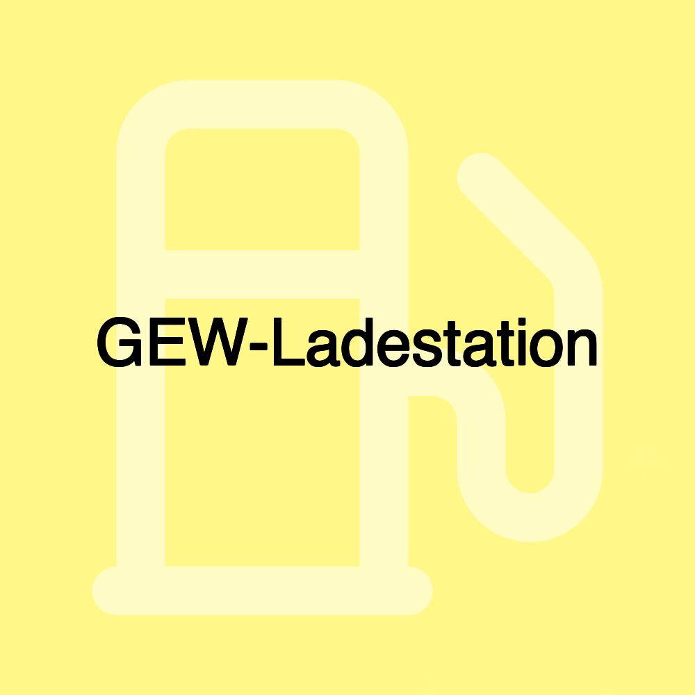 GEW-Ladestation GEW-Ladestation