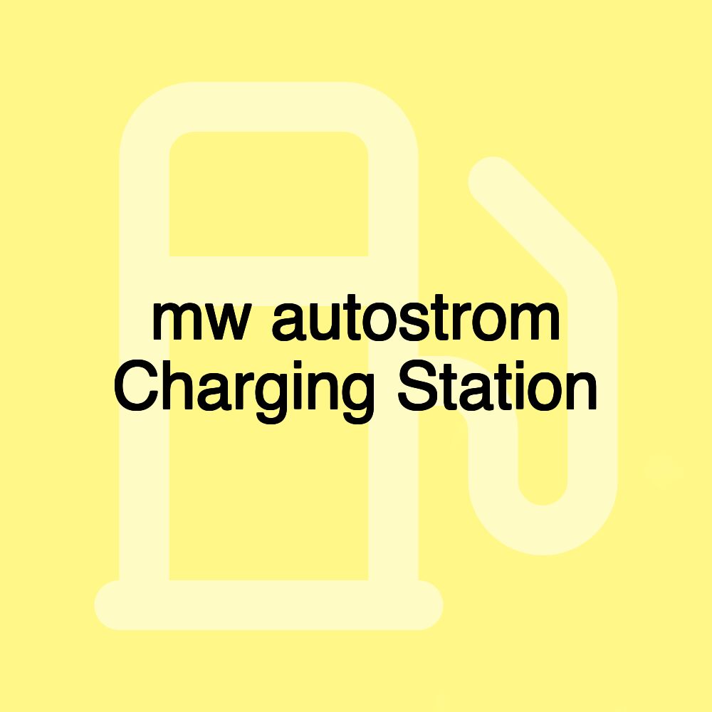 mw autostrom Charging Station mw autostrom Charging Station