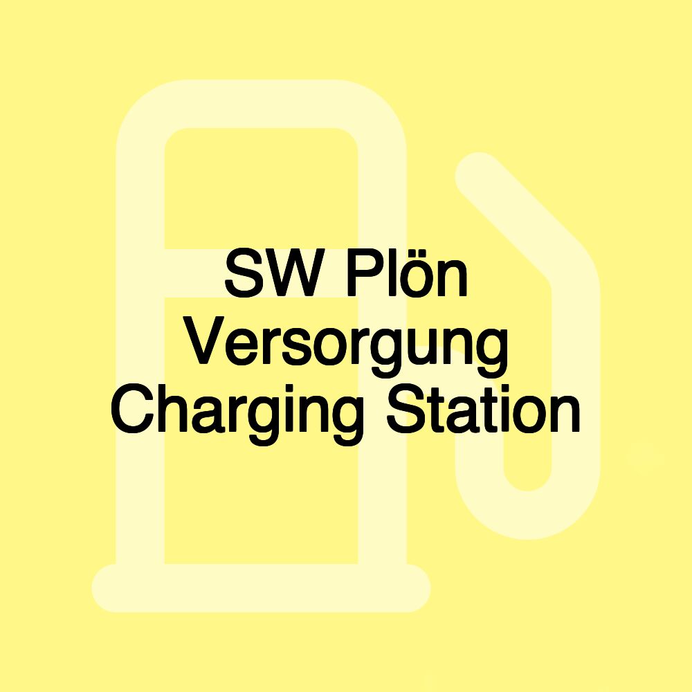SW Plön Versorgung Charging Station SW Plön Versorgung Charging Station